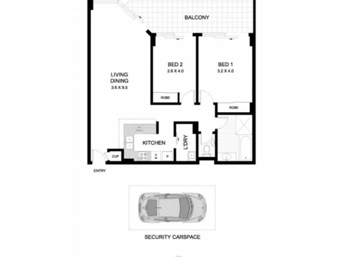 Accommodation Sydney - Kent Street Sydney Cbd Top Floor 2 Bedroom Apartment With Balcony エクステリア 写真